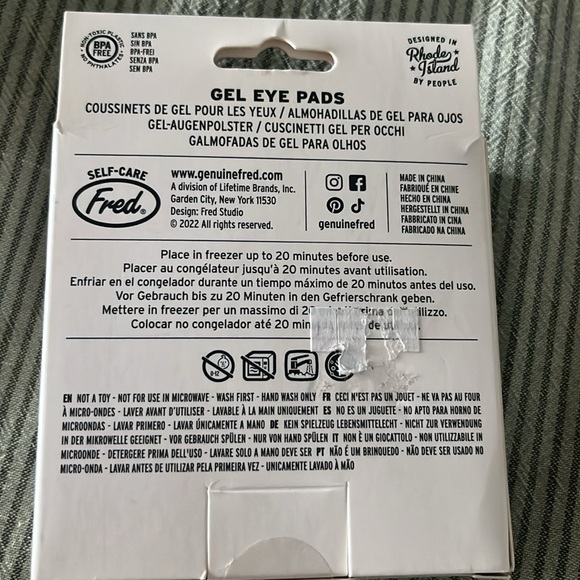 Mushroom Gel Cooling Eye Pads - Picture 3 of 3